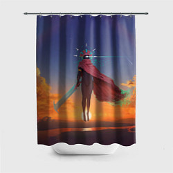 Шторка для душа Босс Провидец, цвет: 3D-принт
