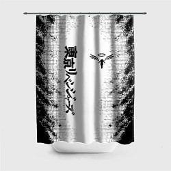 Шторка для душа Токийские мстители Tokyo Revengers logo, цвет: 3D-принт