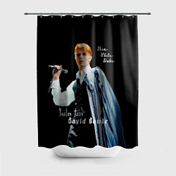 Шторка для душа Thin White Duke David Bowie Isolar Tour, цвет: 3D-принт