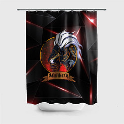 Шторка для душа Elden ring maliketh, цвет: 3D-принт
