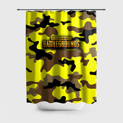 Шторка для душа PlayerUnknowns Battlegrounds Камуфляж Жёлто-Коричн, цвет: 3D-принт