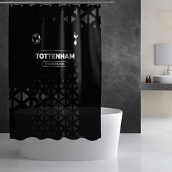 Шторка для душа Tottenham Форма Champions, цвет: 3D-принт — фото 2