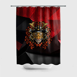 Шторка для душа Тигр - самурай, цвет: 3D-принт