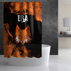 Шторка для душа Ева ЛИСА Пламя, цвет: 3D-принт — фото 2