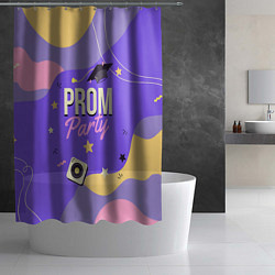 Шторка для душа Prom party, цвет: 3D-принт — фото 2