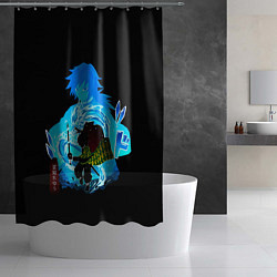 Шторка для душа Томиока Гию Клинок рассекающий демонов, цвет: 3D-принт — фото 2