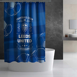 Шторка для душа Leeds United Football Club Number 1, цвет: 3D-принт — фото 2