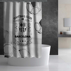 Шторка для душа Barcelona Football Club Number 1 Legendary, цвет: 3D-принт — фото 2