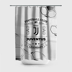 Шторка для душа Juventus Football Club Number 1 Legendary, цвет: 3D-принт