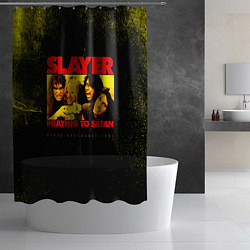Шторка для душа Praying To Satan - Slayer, цвет: 3D-принт — фото 2