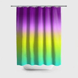 Шторка для ванной Multicolored Ombre gradient