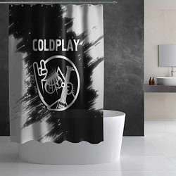 Шторка для душа Coldplay КОТ Краска, цвет: 3D-принт — фото 2