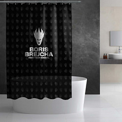 Шторка для душа Boris Brejcha High-Tech Minimal, цвет: 3D-принт — фото 2