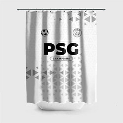 Шторка для душа PSG Champions Униформа, цвет: 3D-принт