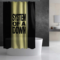 Шторка для душа System of a Down: 5 Album Bundle, цвет: 3D-принт — фото 2