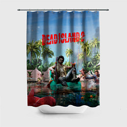 Шторка для душа Dead island 2 главный герой, цвет: 3D-принт