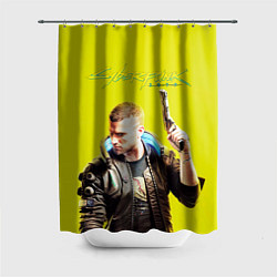 Шторка для ванной Cyberpunk 2077 - персонажи