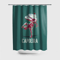 Шторка для душа Capoeira fighter, цвет: 3D-принт