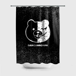 Шторка для душа Danganronpa с потертостями на темном фоне, цвет: 3D-принт
