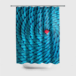 Шторка для душа Спираль - минимализм, цвет: 3D-принт