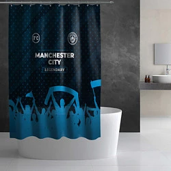 Шторка для душа Manchester City legendary форма фанатов, цвет: 3D-принт — фото 2