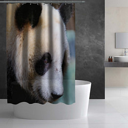 Шторка для душа Загадочная панда, цвет: 3D-принт — фото 2