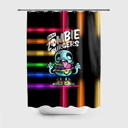 Шторка для душа Zombie burgers - Pop Art, цвет: 3D-принт