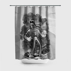 Шторка для ванной Томминавт и Клювик