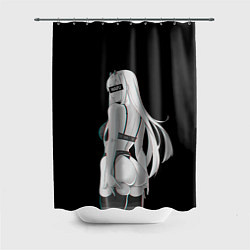 Шторка для душа Waifu Zero Two, цвет: 3D-принт