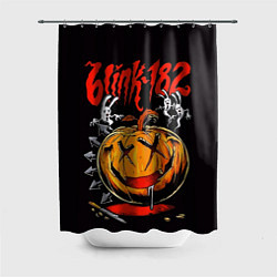 Шторка для душа Blink ghosts pumpkin, цвет: 3D-принт