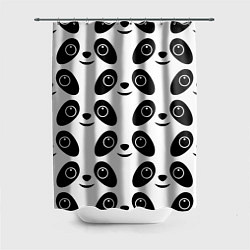 Шторка для душа Panda bing dun dun, цвет: 3D-принт