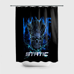 Шторка для душа X Static - Wayne Static skull, цвет: 3D-принт