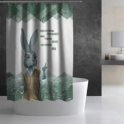 Шторка для душа Легенда про экзамен, цвет: 3D-принт — фото 2