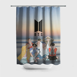 Шторка для душа BTS sunset, цвет: 3D-принт