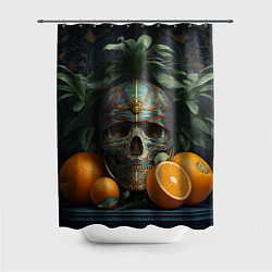 Шторка для душа Убийца мандаринов, цвет: 3D-принт