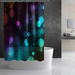 Шторка для душа Абстракция блики, цвет: 3D-принт — фото 2
