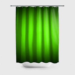 Шторка для душа Кислотный зеленый с градиентом, цвет: 3D-принт