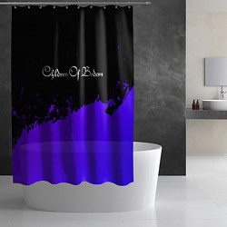 Шторка для душа Children of Bodom purple grunge, цвет: 3D-принт — фото 2