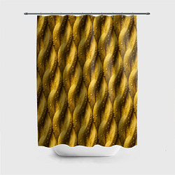 Шторка для душа Сочная текстура из плетеного банана, цвет: 3D-принт