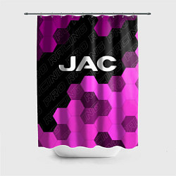 Шторка для душа JAC pro racing: символ сверху, цвет: 3D-принт