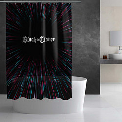 Шторка для душа Black Clover infinity, цвет: 3D-принт — фото 2