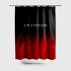 Шторка для душа Joy Division red plasma, цвет: 3D-принт