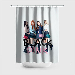 Шторка для душа Blackpink girls, цвет: 3D-принт