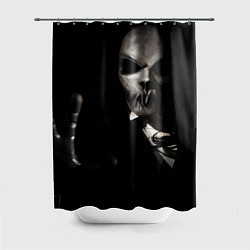 Шторка для душа Синистер Багул на черном фоне, цвет: 3D-принт