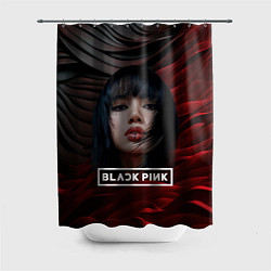 Шторка для душа Blackpink red and black, цвет: 3D-принт