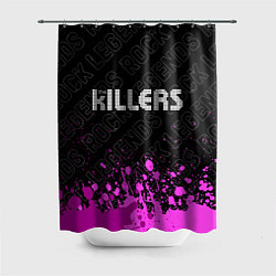 Шторка для душа The Killers rock legends: символ сверху, цвет: 3D-принт