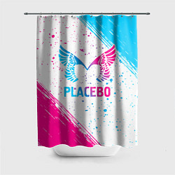 Шторка для душа Placebo neon gradient style, цвет: 3D-принт