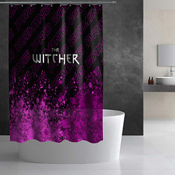 Шторка для душа The Witcher pro gaming: символ сверху, цвет: 3D-принт — фото 2