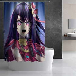 Шторка для душа Звёздное Дитя Ai, цвет: 3D-принт — фото 2