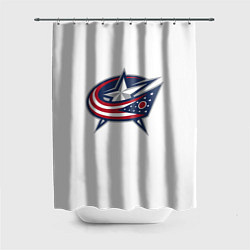 Шторка для душа Columbus blue jackets - Sergey Bobrovsky, цвет: 3D-принт